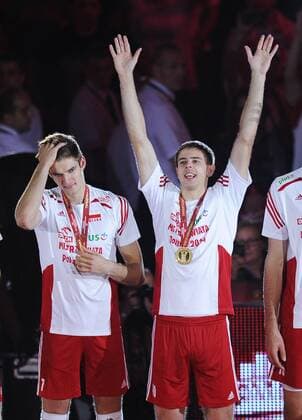 2014.09.21 KATOWICE VOLLEYBALL MEN S CHAMPIONSHIP POLAND 2014 FINAL GAME BRAZIL VS POLAND KAROL KLOS MARIUSZ WLAZLY 2014.09.21 KAROL KLOS MARIUSZ WLAZLY  20140921LUK577