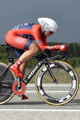 - PONFERRADA, SPAIN: American Evelyn Stevens , winner of the bronze medal pictured during the women s elite road race at the UCI World Cycling championships in Ponferrada, Spain, Tuesday 23 September 2014. DIRKxWAEM  04322100