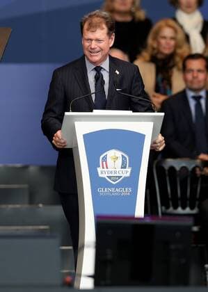 GOLF, Ryder Cup, Opening Ceremony PERTHSHIRE,SCOTLAND,25.SEP.14 - GOLF, Ryder Cup, opening ceremony. Image shows captain of the team USA Tom Watson. 