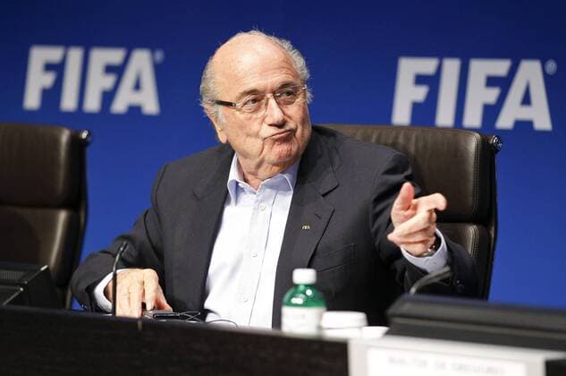 Zürich, Switzerland - September 26, 2014: FIFA President Joseph Blatter at Executive Committee Meeting in Zürich