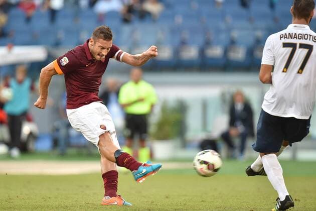 Francesco Totti Roma Roma 27-09-2014 Stadio Olimpico, Football Calcio Serie A AS Roma - Hellas Verona. Foto Andrea Staccioli Insidefoto andreaxstaccioli