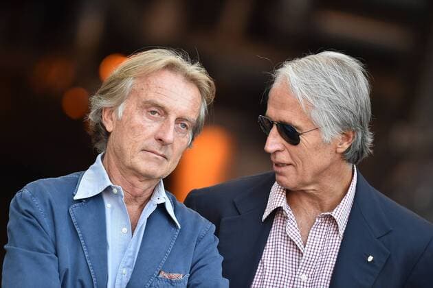 Luca Cordero di Montezemolo, Giovanni Malago AS Rom - Hellas Verona andreaxstaccioli