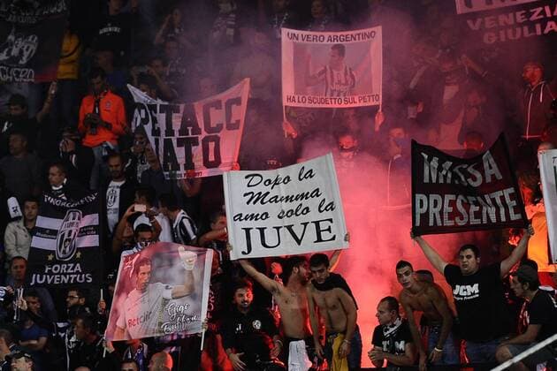 Serie A Bergamo, Juventus Turin Fans 