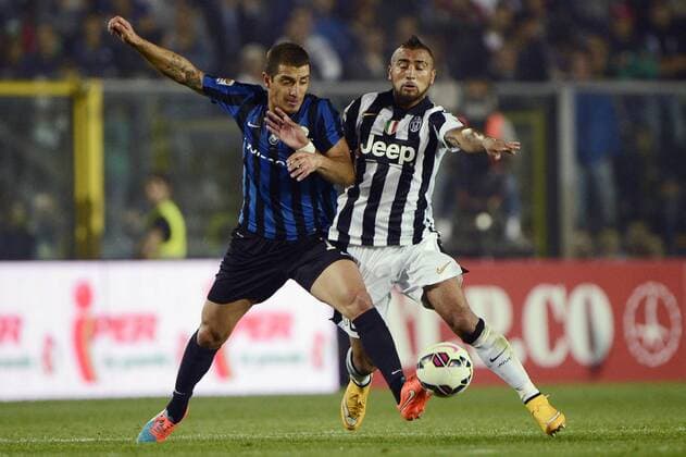 Arturo Vidal Juventus, Carlos Carmona Atalanta Atalanta Bergamo - Juventus Turin Serie A giuseppexceleste