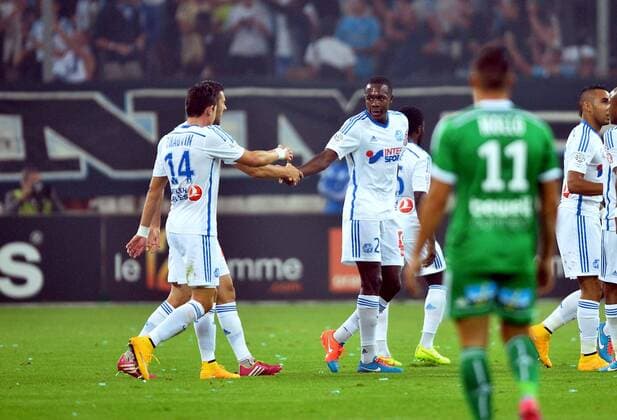 Giannelli Imbula (om) - Florian Thauvin (om) FOOTBALL : Marseille vs Saint Etienne - Ligue 1 - 28 09 2014 AnthonyBIBARD FEP Panoramic 