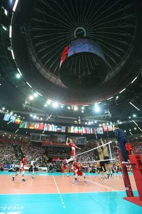 Mariusz Wlazly (POL), SEPTEMBER 20, 2014 - Volleyball : A general view during the FIVB Volleyball Men s World Championship Semifinal match between Germany 1-3 Poland at Spodek in Katowice, Poland. Noxthirdxpartyxsales  (yafa002523)
