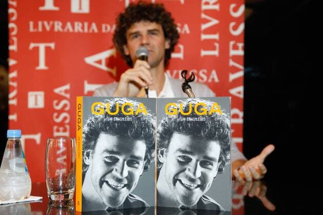 RIO DE JANEIRO, RJ - 01 10 2014: Gustavo Kuerten (BRA) stellt sein Buch Guga vor. xRobertoxFilhox  820037