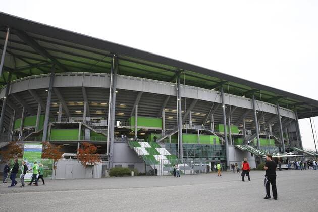 Volkswagen Arena, Wolfsburg, Deutschland- 02 10 2014 GwendolineLeGoff Panoramic 