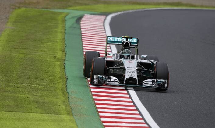 Motorsports: FIA Formula One World Championship 2014, Grand Prix of Japan, 6 Nico Rosberg (GER, Mercedes AMG Petronas F1 Team), xHOCHxZWEIx
