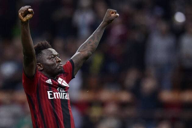 Db Milano 04 10 2014 - Serie A AC Milan vs AC Chievo Verona foto DanielexBuffa Image Sport Pictured: Sulley Ali Muntari 
