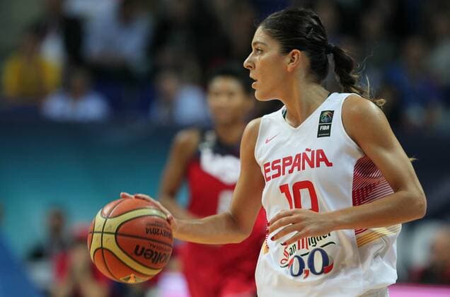 2014 FIBA World Women s Championship basketball final match between USA and Spain at Ulker Arena on October 5, 2014 in Istanbul. Score: USA 77 - Spain 64 Pictured: Marta Xargay of Spain. 