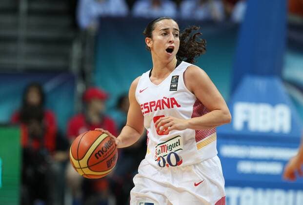 2014 FIBA World Women s Championship basketball final match between USA and Spain at Ulker Arena on October 5, 2014 in Istanbul. Score: USA 77 - Spain 64 Pictured: Silvia Dominguez of Spain. 