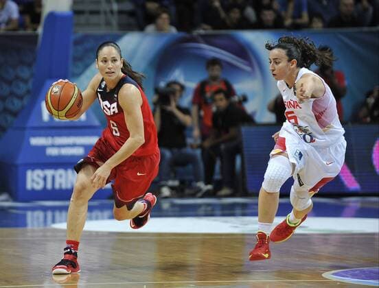 Sue Bird (USA) BASKET BALL : Espagne vs Etats Unis - Finale - Championnat du Monde - Istanbul - 05 10 2014 HerveBellenger Panoramic 