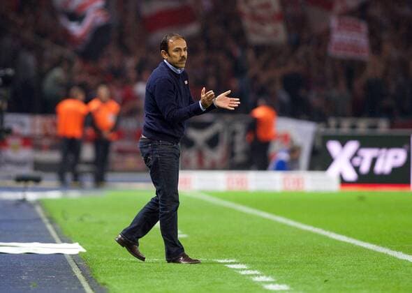 Fussball Berlin 03.10.2014 1. Bundesliga DFL Saison 2014 2015 Hertha BSC Berlin - VFB Stuttgart 3:2 Jos Luhukay (Hertha BSC, Trainer)