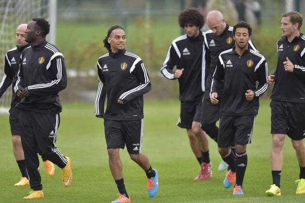 Jason Denayer of Belgium FOOTBALL : Entrainement de l euipe de Belgique - Neerpede - 06 10 2014 Photonews PANORAMIC 