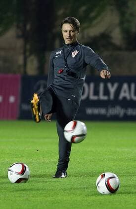 CRO soccer team training - Zagreb, Croatia 06.10.2014., Zagreb, Croatia - Croatian football team held a training session on the playground Hitrec Kacian before their meeting with the national team of Bulgaria. Coach Niko Kovac  JuricaxGaloic PIXSELL
