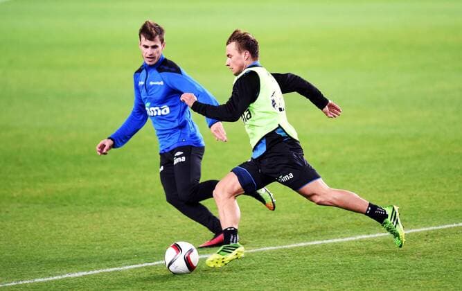 Training Nationalmannschaft Norwegen: Havard Nordtveit Fredrik Gulbrandsen 