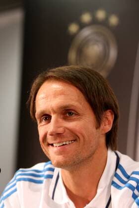 09.10.2014 Frankfurt, Commerzbankarena DFB, Herren-Nationalmannschaft Pressekonferenz Einzelbild, Portrait Thomas Schneider (Co-Trainer)