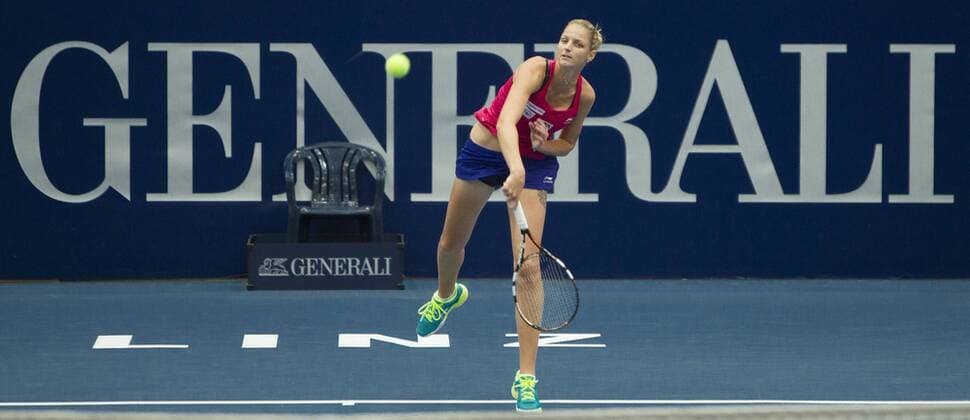 TENNIS - WTA, Generali Ladies Linz LINZ,AUSTRIA,11.OCT.14 - TENNIS - WTA Tennis Damen Tour, Generali Ladies Linz. Image shows Karolina Pliskova (CZE). 