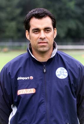 Fußball, Trainerhistorie, Stuttgarter Kickers Stuttgarter Kickers 18.07.2002, Fussball, Regionalliga Süd, Stuttgarter Kickers Fototermin Saison 2002 2003: Robin Dutt (Trainer U23).