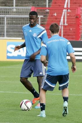 Antonio Rüdiger Abschlusstraining bei SW Essen Uhlenkrug in Essen Fussball Nationalmannschaft 13.10.2014 , Fussball, , EP_FSA