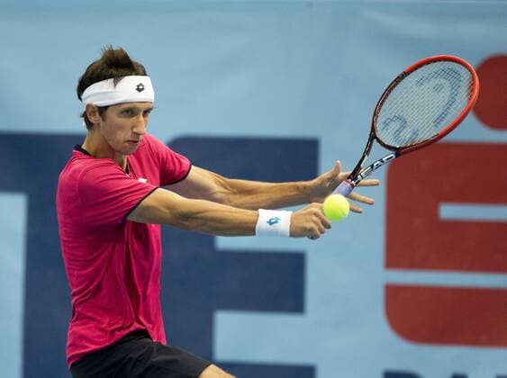 Erste Bank Open 2014 ,HerrenTennis Turnier, ATP Tournament, Wien,Oesterreich, Sergiy Stakhovsky (UKR), Einzelbild,Aktion,Halbkoerper,Querformat