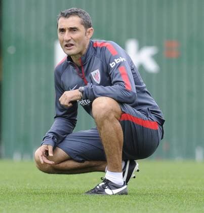 Athletic Bilbao training session. In the picture, Ernesto Valverde. xJUANxECHEVERRIAx 