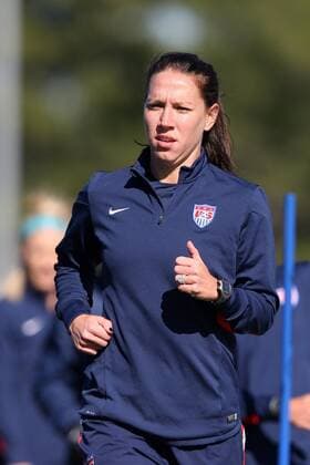 14 October 2014: Lauren Holiday. The United States Women s National Team held a training session on the stadium field at Swope Park Soccer Village in Kansas City, Missouri in preparation for the CONCACAF Women s World Cup Qualifying Tournament for the Women s World Cup. SOCCER: OCT 14 CONCACAF Women s World Cup Qualifying - Training Sessions Icon918141014017 EDITORIAL USE ONLY