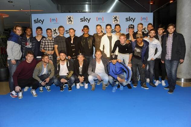 Team Profi 1860 München Premiere 1860-Doku 57, 58, 59. Sechzig Sky Mathäser Filmpalast Kino, Film, Fernsehen München 16. Oktober 2014