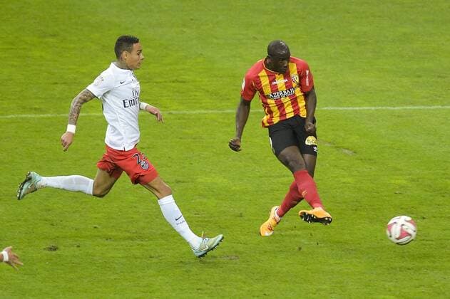 but de COULIBALY Adamo (Lens) FOOT : RC Lens vs Paris St Germain (PSG) - Ligue 1 - 17 10 2014 JBAutissier 