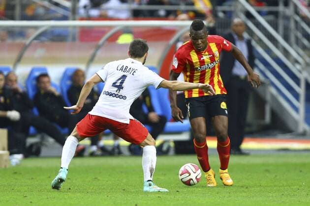 Dimitri Cavare (Lens) FOOTBALL : Lens vs Paris Saint Germain - Ligue 1 - 17 10 2014 - GwendolineLeGoff Panoramic 