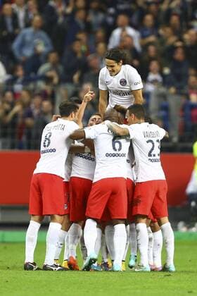 Maxwell Sherrer (PSG) et equipe FOOTBALL : Lens vs Paris Saint Germain - Ligue 1 - 17 10 2014 - GwendolineLeGoff Panoramic 