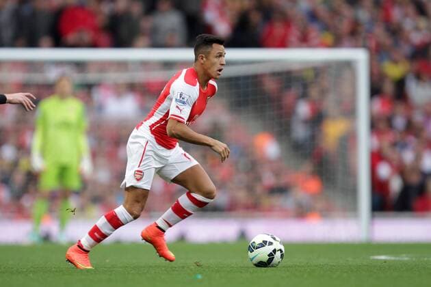 Arsenal v Hull City . . London, UK . . 18.10.2014 Alexis Sanchez (A)