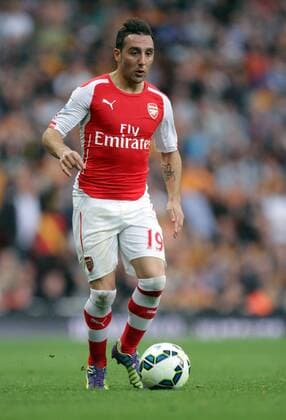 Arsenal v Hull City . . London, UK . . 18.10.2014 Santi Cazorla (A)