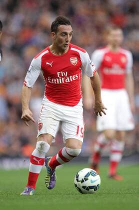 Arsenal v Hull City . . London, UK . . 18.10.2014 Santi Cazorla (A)