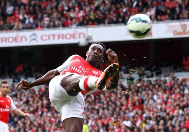 Arsenal v Hull City . . London, UK . . 18.10.2014 Danny Welbeck (A) 