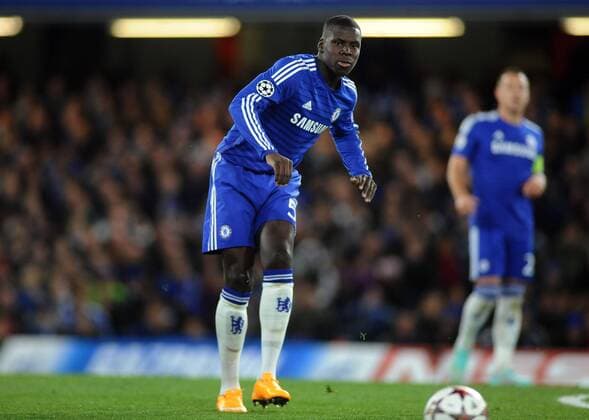 Football - 2014 2015 Champions League - Group G: Chelsea vs. Maribor Chelsea s Kurt Zouma at Stamford Bridge. COLORSPORT ANDREW COWIE