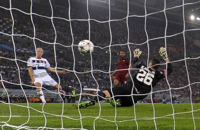 21.10.2014, Fussball Champions League 2014 2015, Vorrunde, 3.Spieltag, AS Rom - FC Bayern München, im Olympiastadion Rom (Italien). 