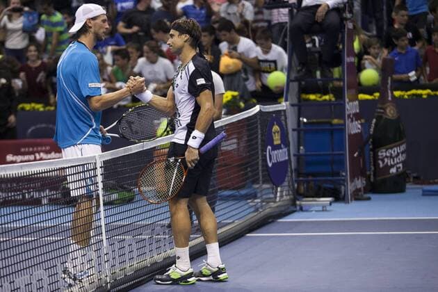 David Ferrer and Andreas Seppi - Valencia Open 500 - ( Photo: JoseMiguelFernandezdeVelasco CordonPress ) 