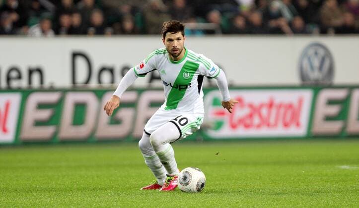 VfB Stuttgart 14.12.2013, 1. Fussball-Bundesliga, VfL Wolfsburg - VfB Stuttgart (3:1): Diego (VfL Wolfsburg).
