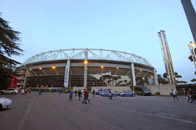 21.10.2014, Fussball Champions League 2014 2015, Vorrunde, 3.Spieltag, AS Rom - FC Bayern München, im Olympiastadion Rom (Italien). Das Stadio Olimpico von aussen. 