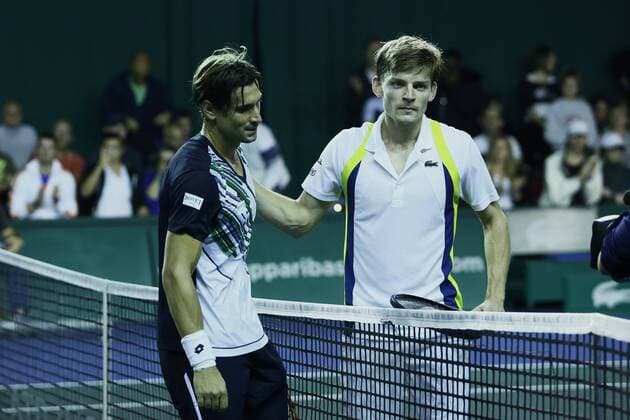 BNP Paribas Masters 2014, David Ferrer celebrates victory against David Goffin 