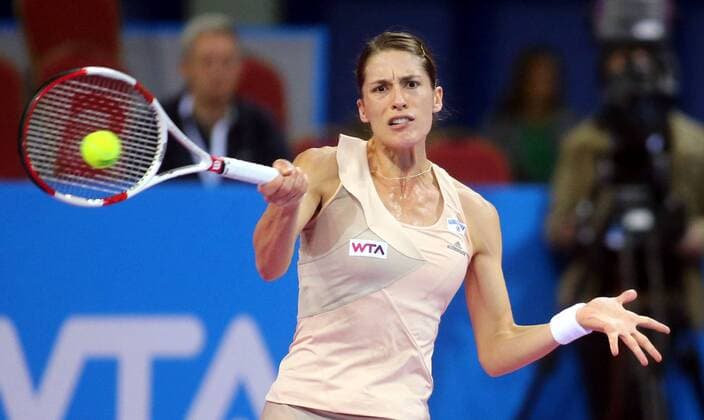 28.10.2014 Sofia(Bulgaria) Garanti Koza WTA Tennis Damen Tournament of Champions women s tennis Andrea Petkovic Germany :Stringer 