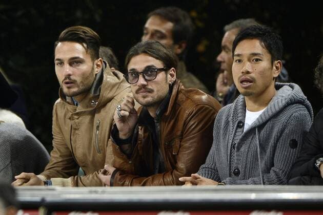 Danilo D Ambrosio, Daniel Pablo Osvaldo, Yuto Nagatomo Inter Serie A 2014 2015 Inter Mailand - Sampdoria Genua giuseppexceleste