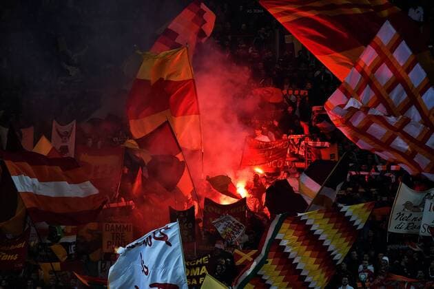 AS Roma curva sud. Fans Roma 29-10-2014 Stadio Olimpico, Football Calcio Serie A 2014 2015 AS Roma - andreaxstaccioli
