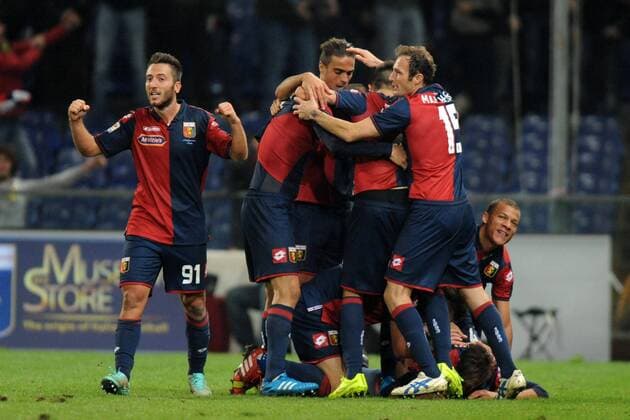 Serie A, CFC FC Genua 1893 -Jubel xHOCHxZWEIx xItalyxPhotoxPressx 