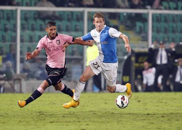 Serie A, AC Chievo Verona - US Palermo ACHRAF LAZAAR, VALTER BIRSA xHOCHxZWEIx xItalyxPhotoxPressx 