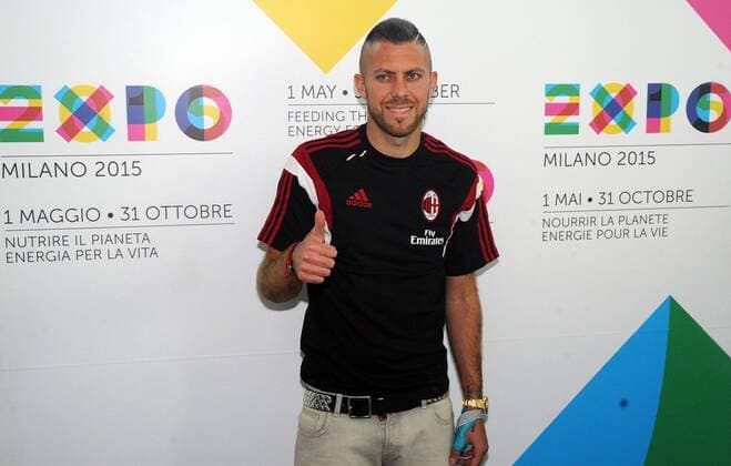 An Milano 31 10 2014 - conferenza stampa Jeremy Menez Expo gate foto Andrea Ninni Image Sport nella foto: Jeremy Menez 