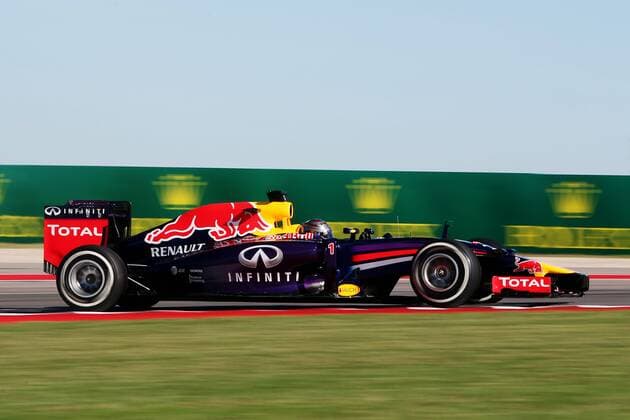 Motorsports: FIA Formula One World Championship 2014, Grand Prix of United States, 1 Sebastian Vettel (GER, Infiniti Red Bull Racing), xHOCHxZWEIx