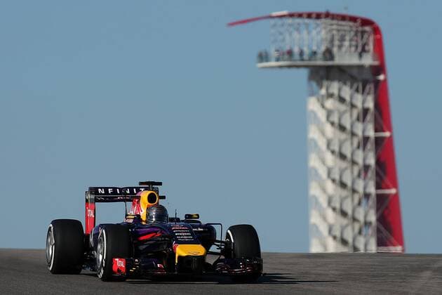 Motorsports: FIA Formula One World Championship 2014, Grand Prix of United States, 1 Sebastian Vettel (GER, Infiniti Red Bull Racing), xHOCHxZWEIx